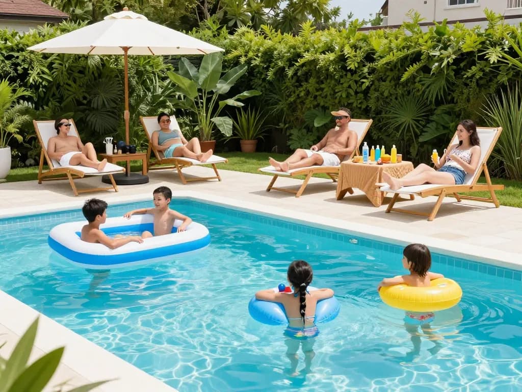 Dolphin Pool Services brings families together for joyful summer days by the pool.