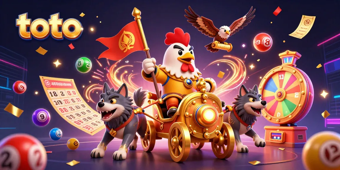 Menghasilkan hadiah toto dalam ilustrasi kasino yang memikat dengan karakter kartun 3D.
