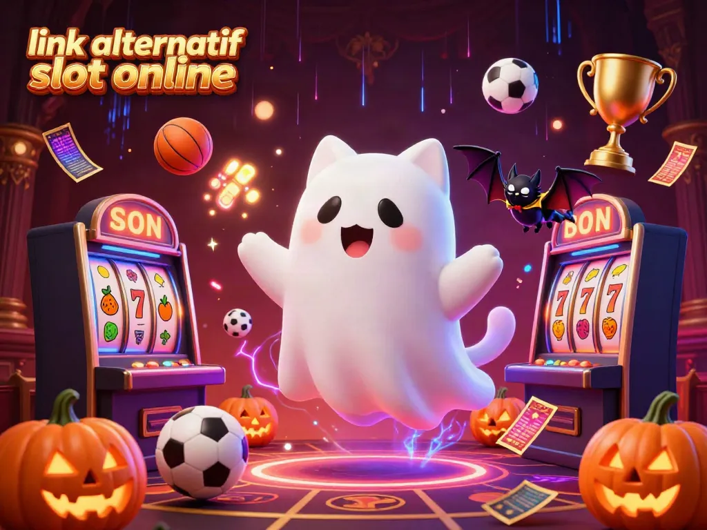 Grafik menarik tentang slot online dengan link alternatif slot online yang menghidupkan suasana kasino.