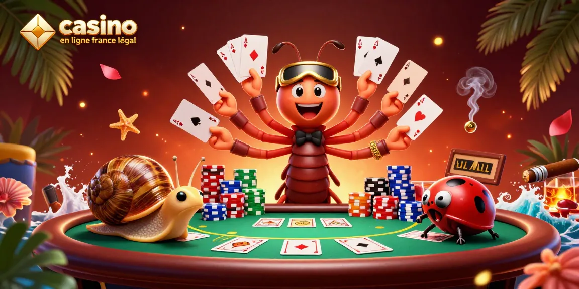Jouer au casino en ligne France légal avec des parties de poker captivantes et des mises élevées.