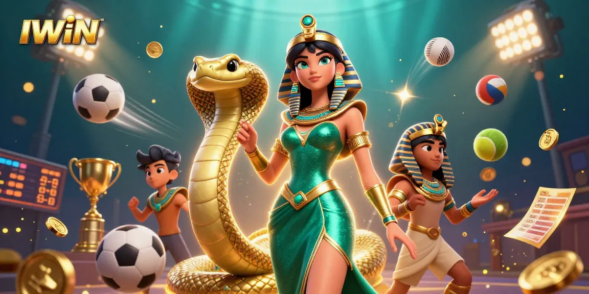 Experience thrilling wins at IWIN with a captivating casino scene featuring dynamic game elements and striking visuals.