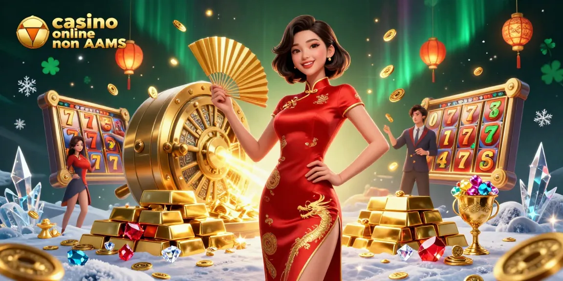 Vivi l'emozione dei casino online non AAMS con personaggi vivaci e tesori che cadono.