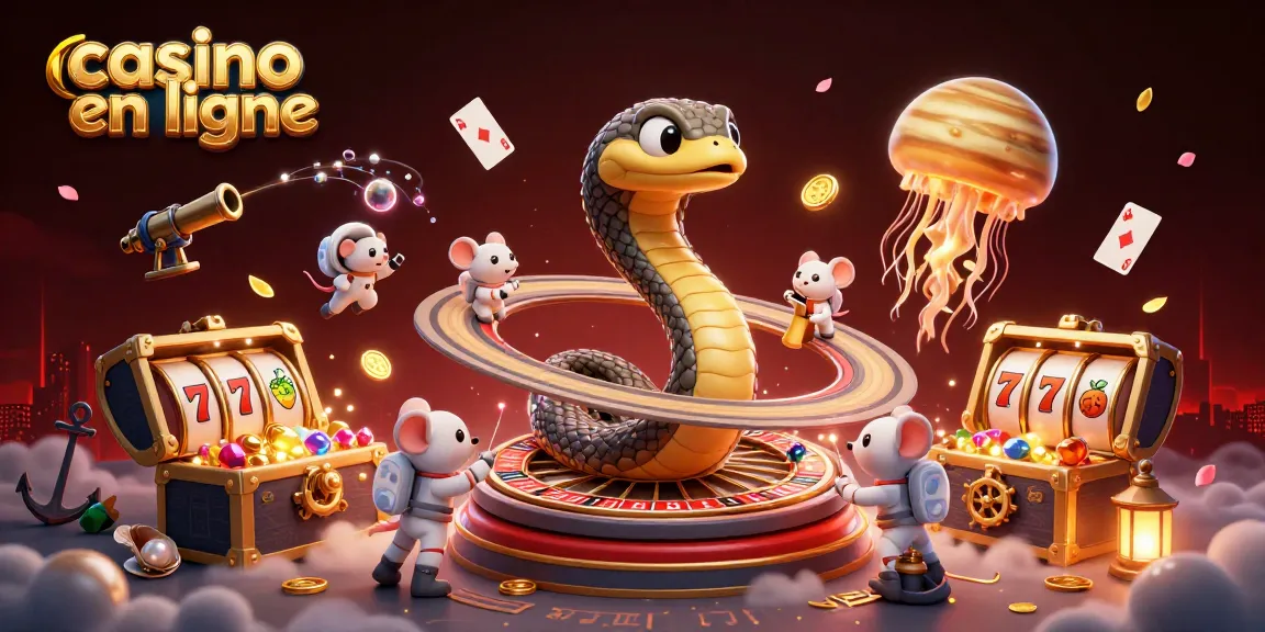 Placer des paris sur un casino en ligne avec des personnages cartoon dans une illustration dynamique.