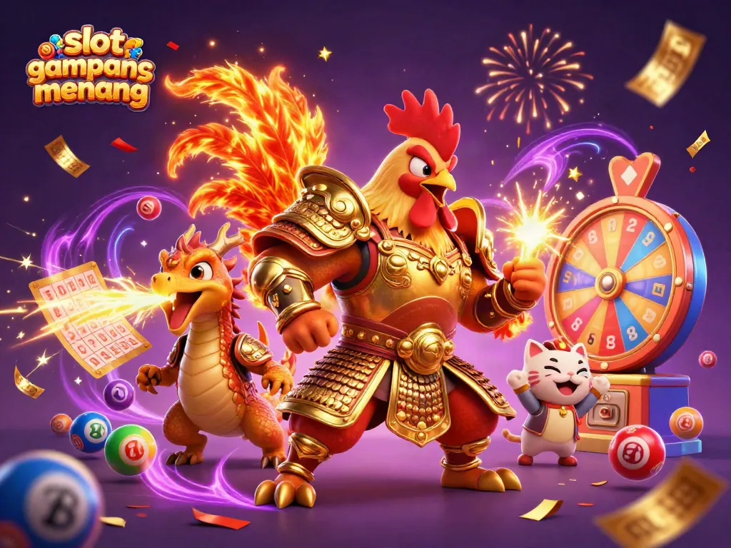 Memenangkan hadiah di slot gacor gampang menang dengan karakter bertarung dan keberuntungan yang dinamis.