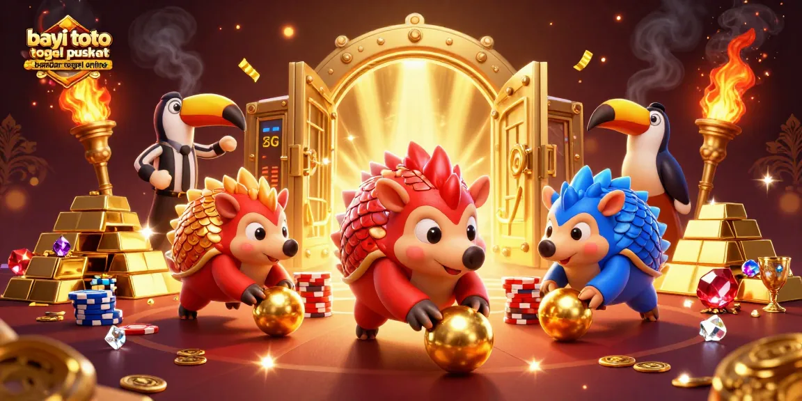 Experience the excitement of bayi toto togel pusat bandar togel online with vibrant pangolin characters in action.
