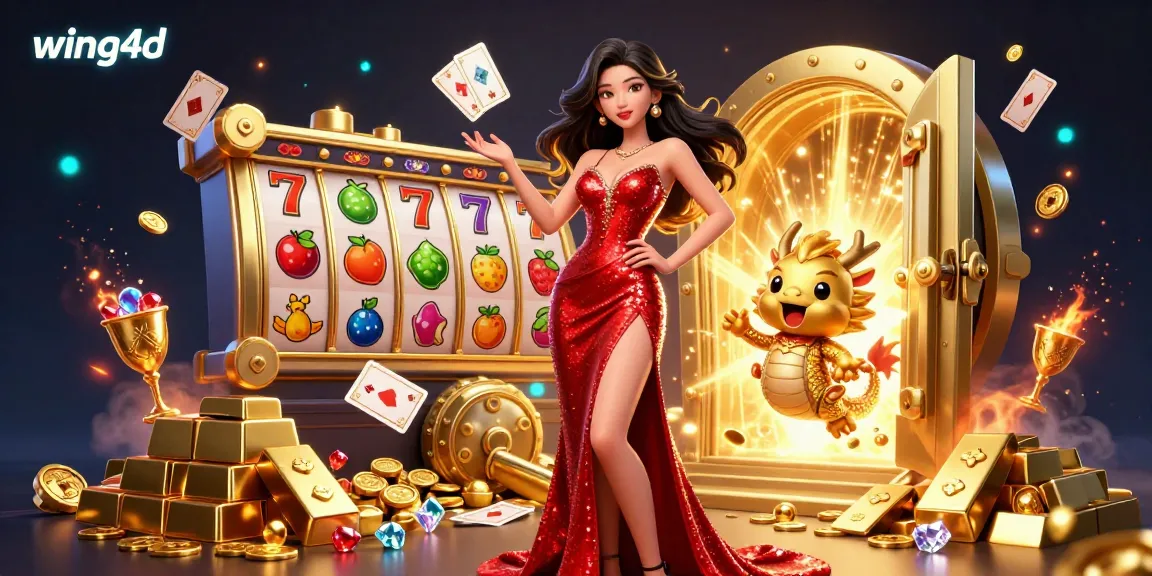 Spin and win big on wing4d with vibrant slot reels and exciting gaming elements.