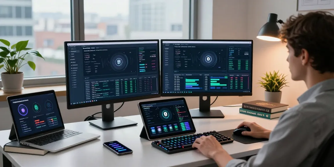 ifps cryptocurrency trading setup with blockchain analytics and digital wallet.