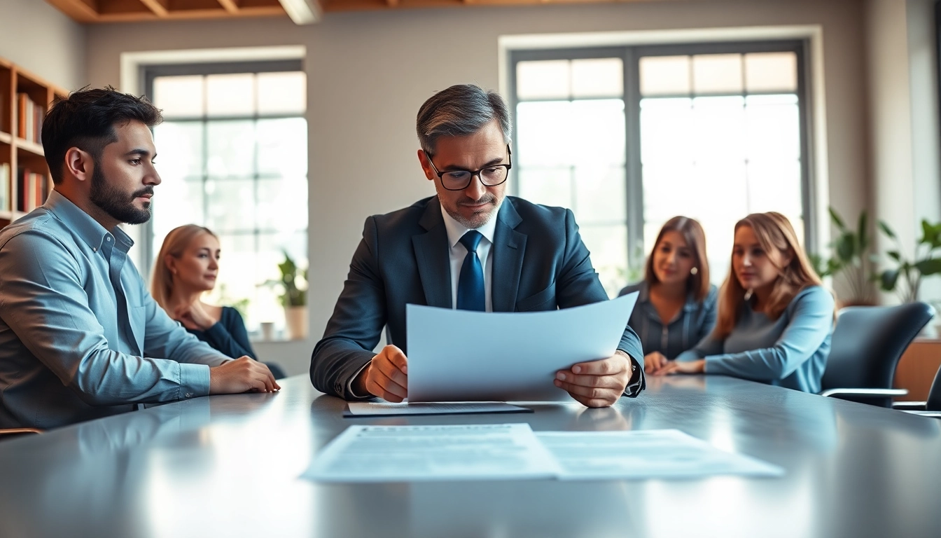 Discussing Wills with a professional in a warm, welcoming office environment.