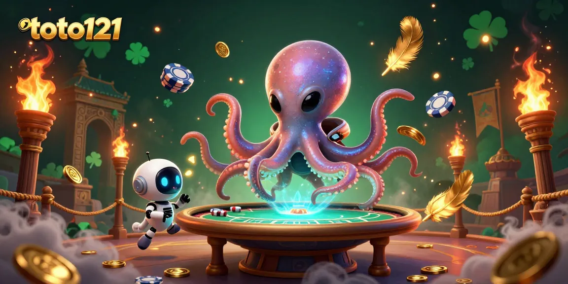 Menggandakan strategi di toto121 dengan octopus alien dan poker futuristik yang memukau.