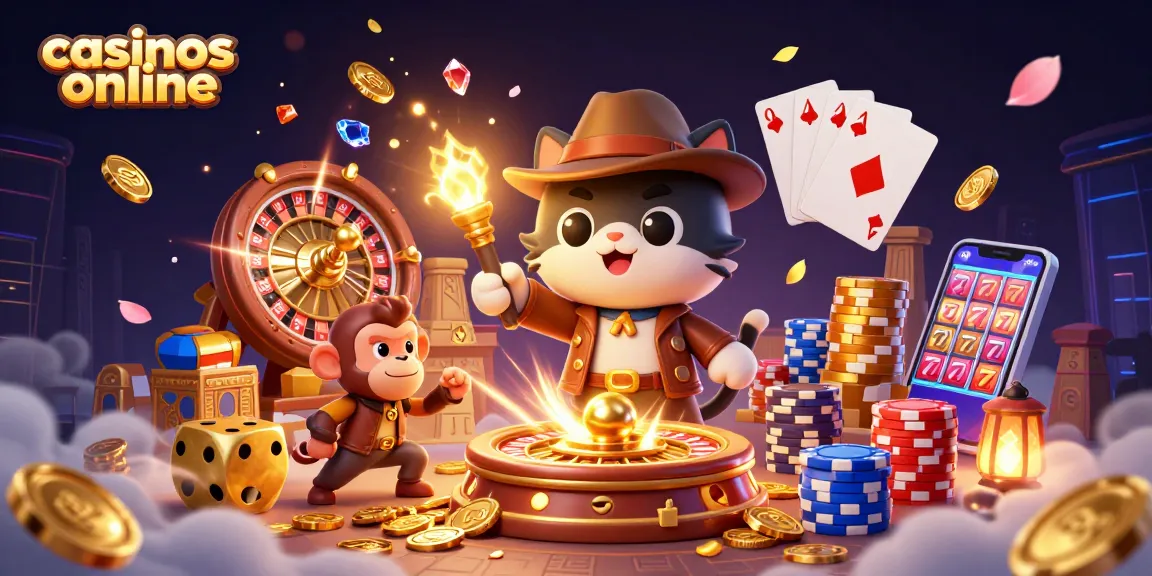 Juega en los casinos online con emocionantes tragamonedas y ruleta mientras descubres artefactos dorados.
