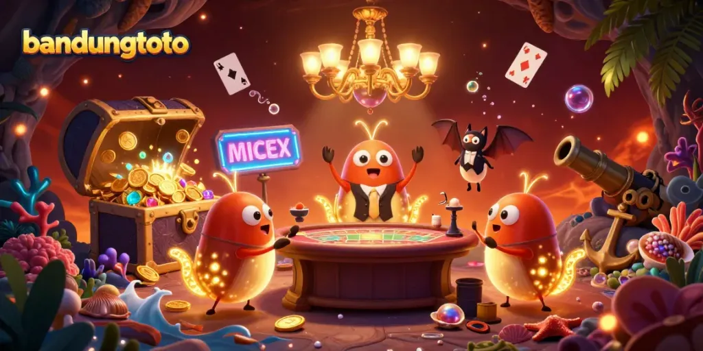 Engage in bandungtoto casino experiences with vibrant glowworms illuminating a dynamic undersea world.