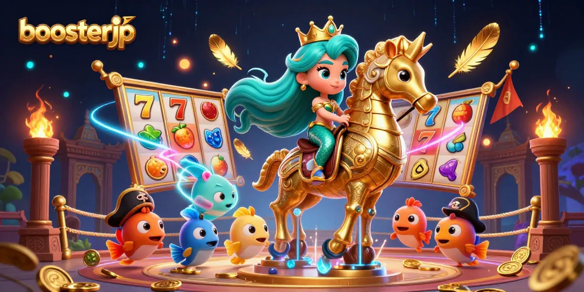 Experience thrilling gameplay at boosterjp with mermaid-themed slots and vibrant gaming elements.