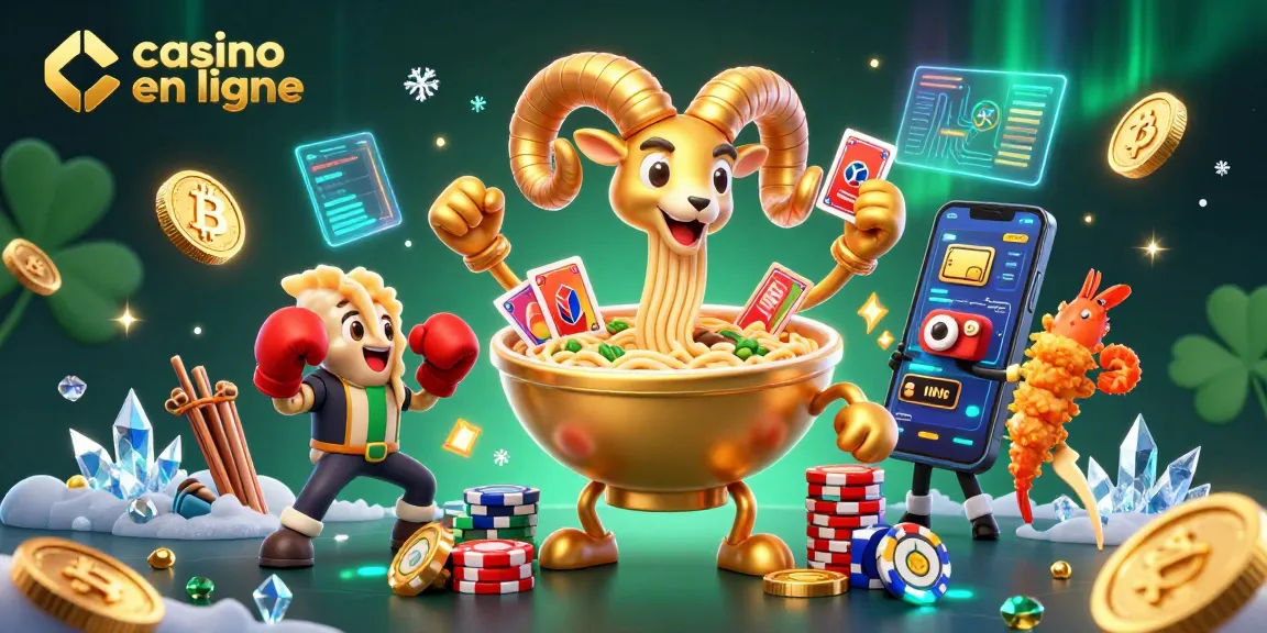 Jouez à des jeux de casino en ligne avec une ambiance festive et colorée.