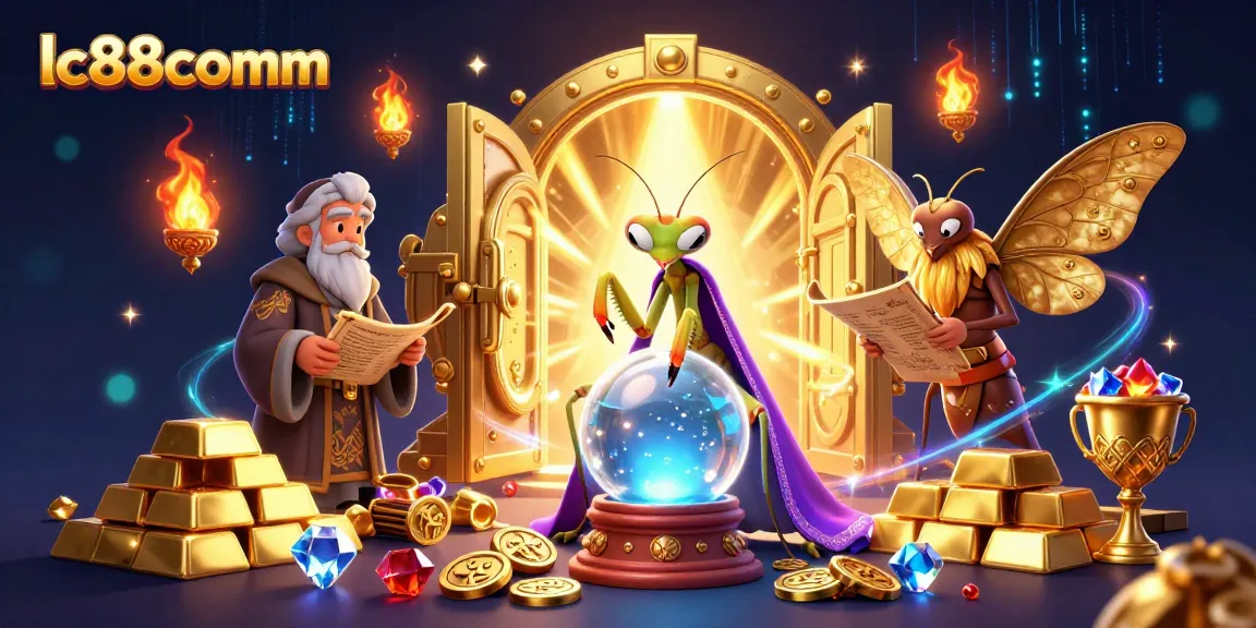 Engage in thrilling experiences at lc88comm with a 3D fortune teller and treasure elements.