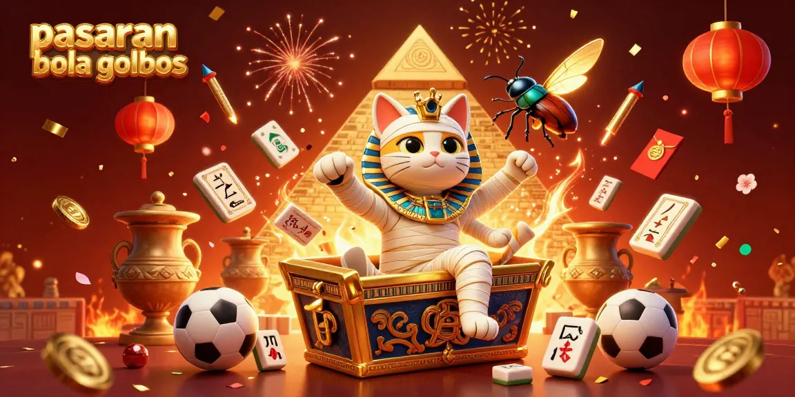 Experience exciting sports betting action with pasaran bola golbos as the Egyptian mummy cat bursts from a golden sarcophagus.