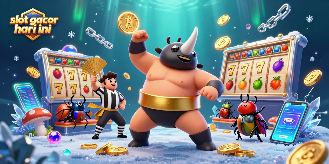 Menangkan jackpot dengan slot gacor hari ini yang penuh energi dan keseruan dalam ilustrasi 3D.