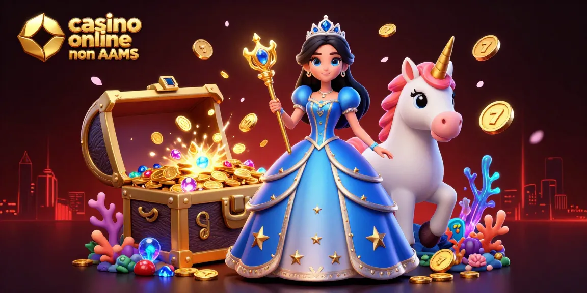Vinci alla grande nei casino online non AAMS con immagini vivaci di giochi di slot e elementi magici