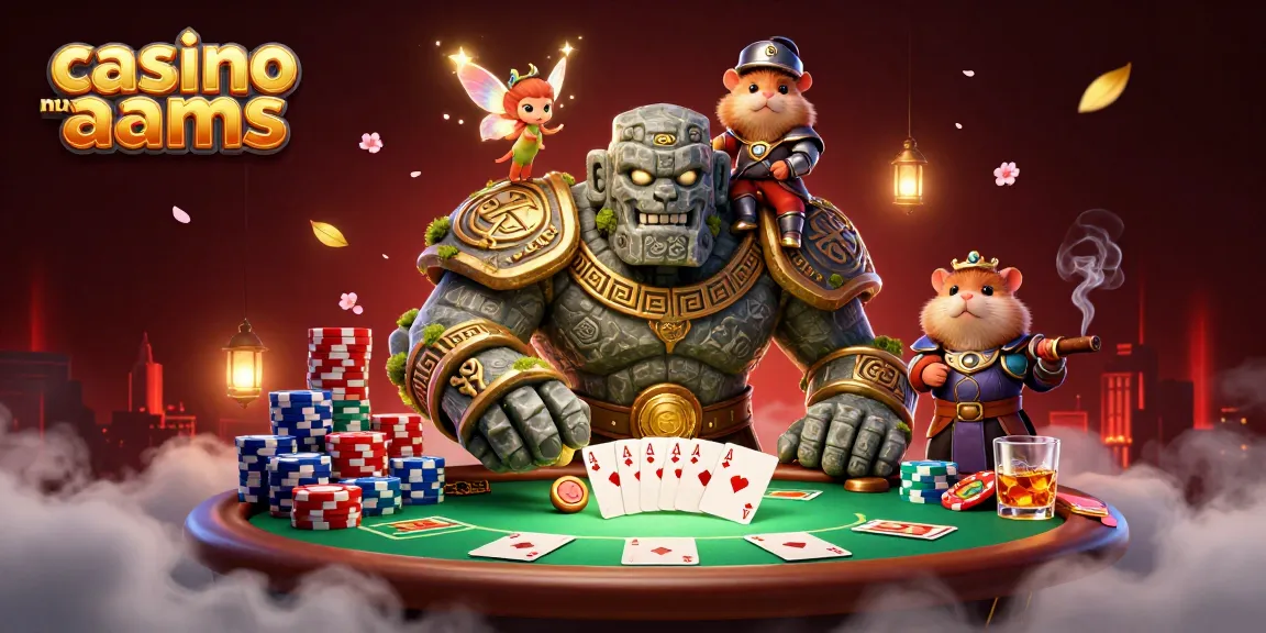 Giocando a poker nei casinò non AAMS, il golem e il cavaliere affrontano il tavolo verde.