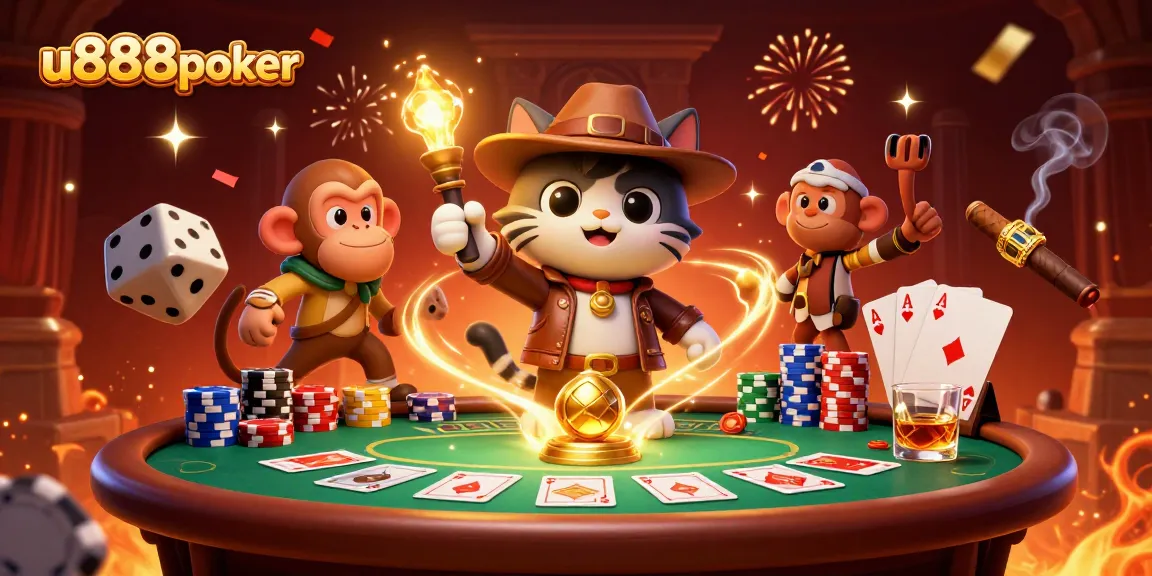 Experience thrilling gameplay at u888poker with vibrant casino themes and dynamic characters.