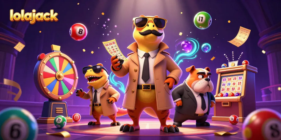 Engage with lolajack's vibrant casino scene featuring clever raptors crafting a humorous entrance.