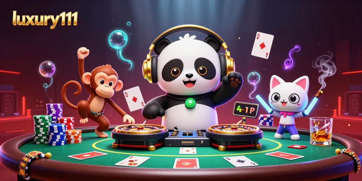 Spin the reels with luxury111 at this vibrant casino-inspired DJ party scene.