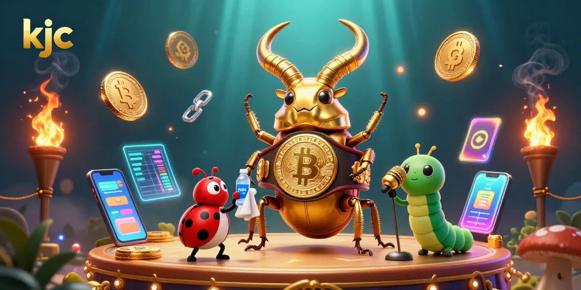 KJC champions battle in a vibrant casino scene, showcasing thrilling elements of online gaming.