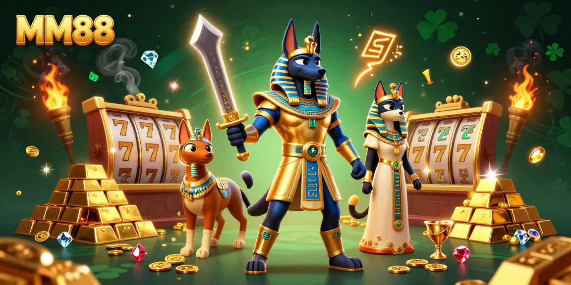 Experience thrilling wins at MM88 with dynamic slot reels and treasures in a vibrant casino atmosphere.