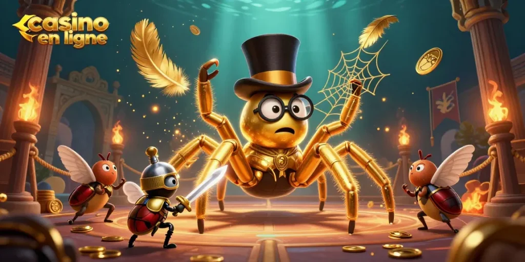 Profitez de l'expérience divertissante d'un casino en ligne avec des personnages animés interactifs.