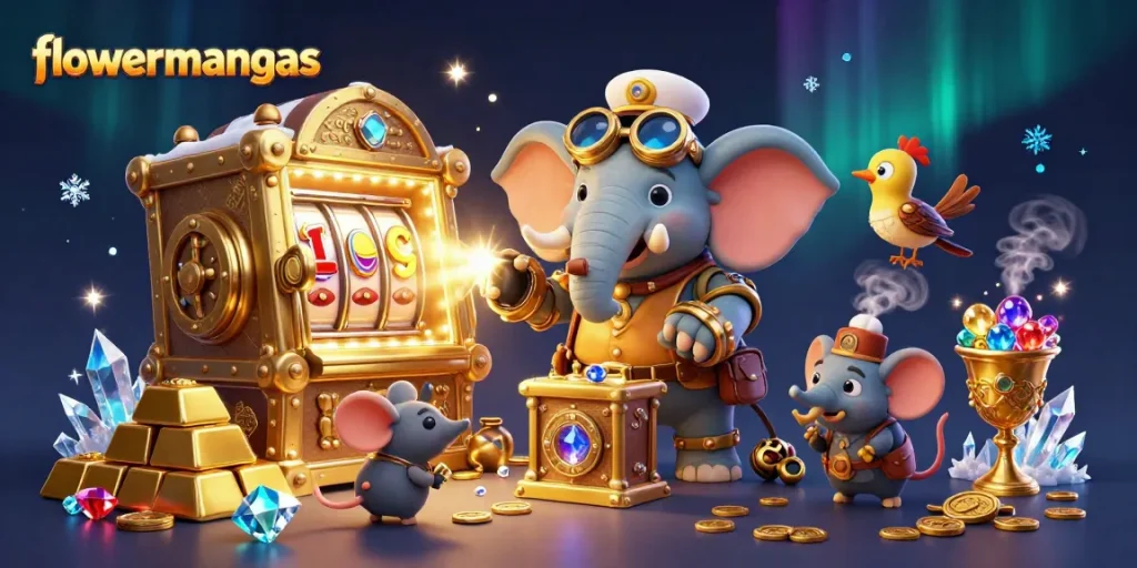 Putar mesin slot dengan flowermangas untuk memenangkan harta karun berkilau!