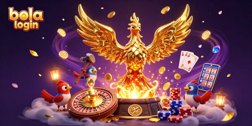 Engage with exciting bola login for sports betting with golden phoenix and dynamic casino elements.